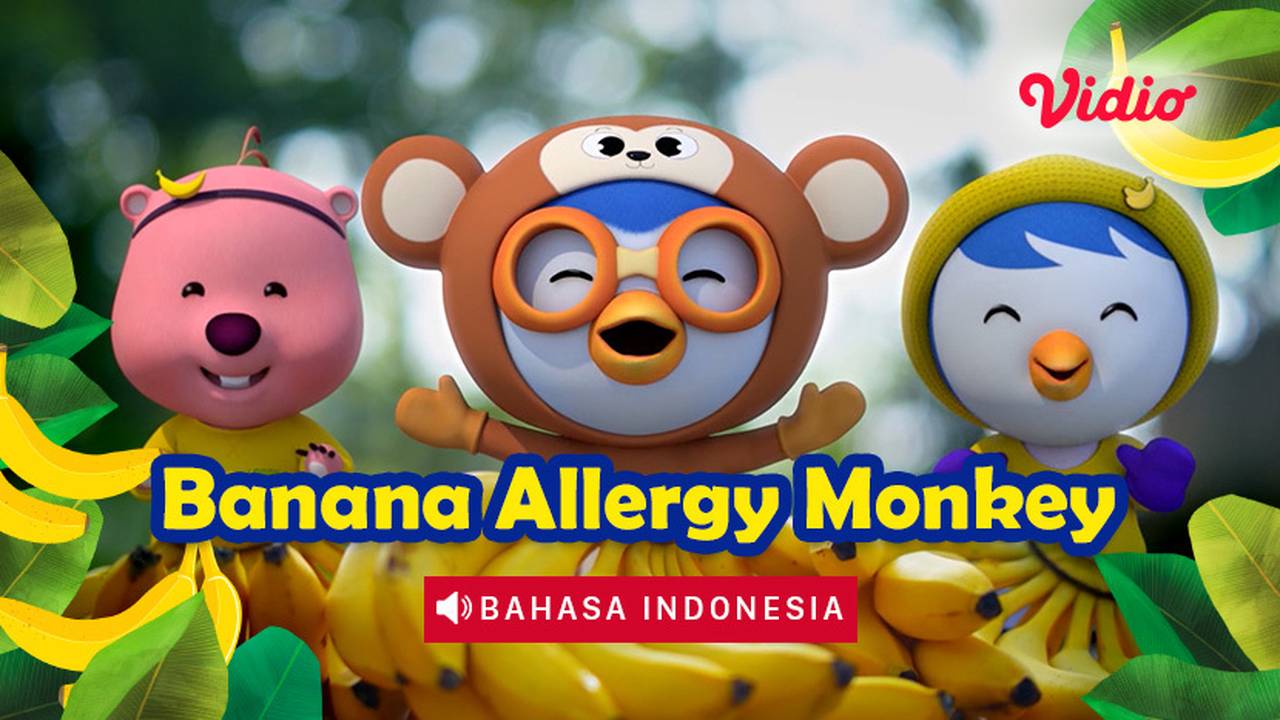 Nonton Pororo Banana Allergy Monkey Kartun Anak Vidio