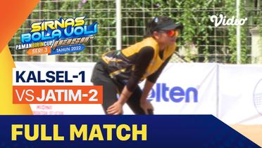 Full Match | Final - Putri: Kalsel 1 vs Jatim 2 | Sirkuit Voli Pantai Nasional Seri III 2022