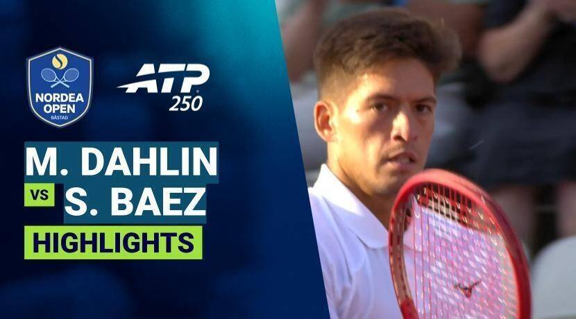 Max Dahlin vs Sebastian Baez - Round 1 | ATP 250: Nordea Open 2026
