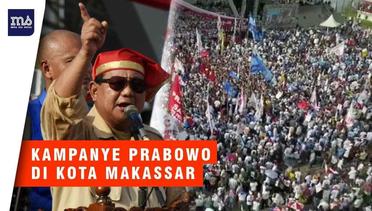 Ribuan Orang Hadiri Kampanye Akbar Prabowo di Makassar, Ini Janjinya