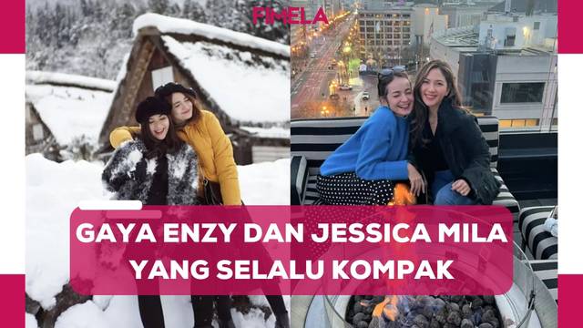 6 Potret Gaya Terkoordinasi Enzy Storia dan Jessica Mila yang Selalu Kompak