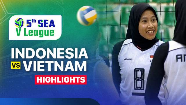 Women: Indonesia vs Vietnam - Highlights | SEA VLeague 2025