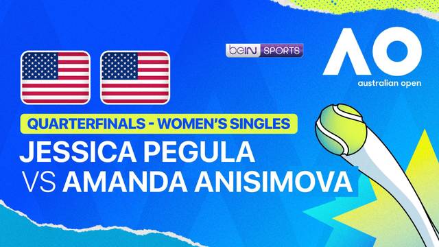 Jessica Pegula (USA) vs Amanda Anisimova (USA) - Women's Singles Quarterfinals | Australian Open 2026 - Full Match | Australian Open 2026