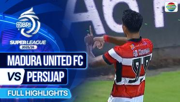 Madura United FC  VS Persijap - Full Highlights | BRI Super League 2025/26