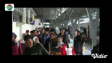 Arus Balik di Stasiun Pasar Senen dan Terminal Terpadu Pulo Gebang Masih Dipadati Pemudik - Patroli