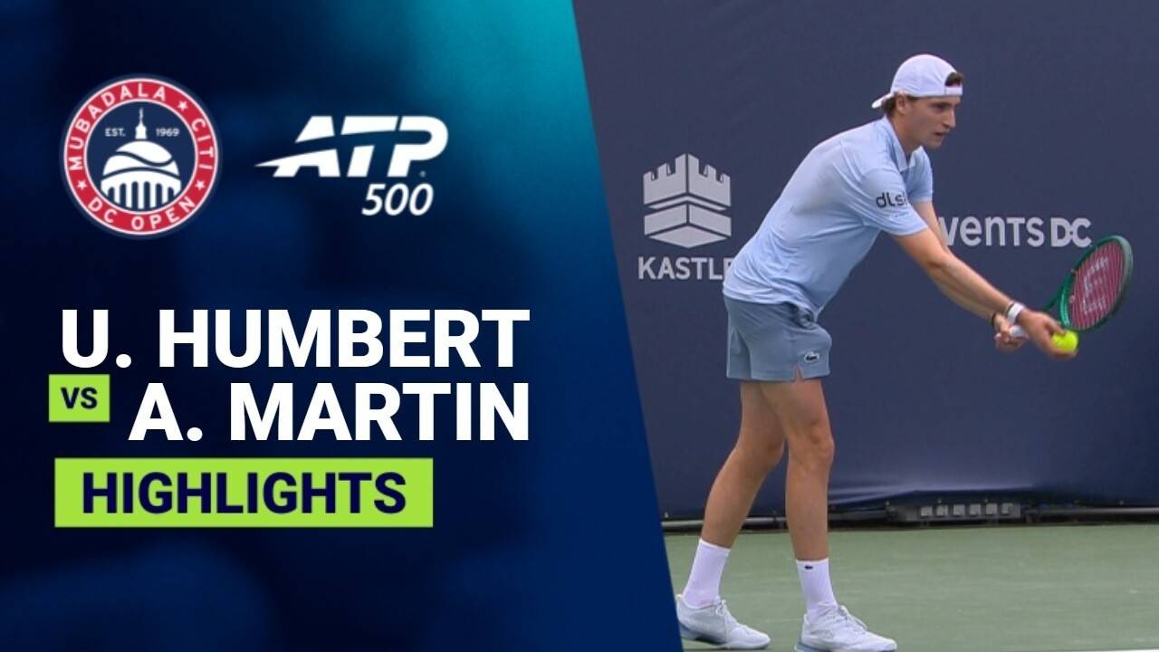 Ugo Humbert vs Andres Martin - Round 1 (Court 4) | ATP 500: Mubadala Citi DC Open 2026