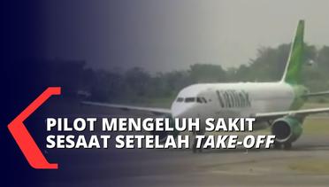 Return to Base, Pilot Pesawat Citilink Rute Surabaya-Makassar Meninggal Dunia
