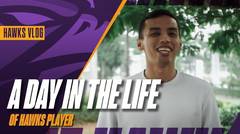 THE HAWKS VLOG | A DAY IN THE LIFE OF HAWKS PLAYER - DANNY RAY