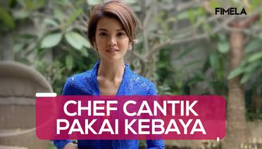 Chef Farah Quinn Tampil dengan Kebaya Anggun