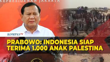Prabowo Sebut Indonesia Siap Terima 1.000 Anak Palestina yang Alami Trauma