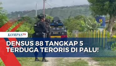 Densus 88 Tangkap 5 Terduga Teroris Jemaah Islamiyah di Kota Palu