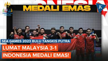 Hasil Final Bulu Tangkis Beregu Putra di SEA Games 2023: Indonesia Raih Emas Usai Lumat Malaysia 3-1
