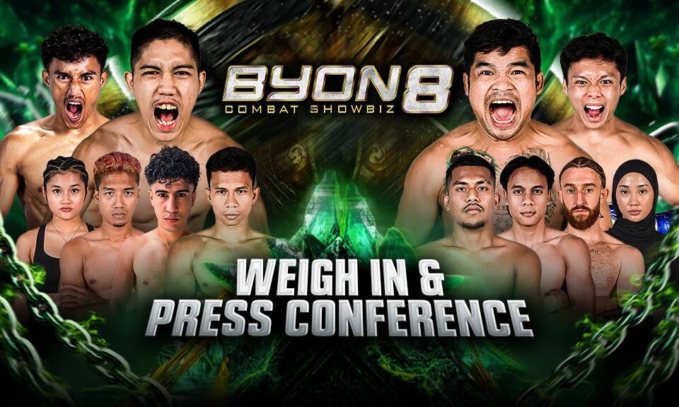 BYON Combat Showbiz 8: Weigh-In & Press Conference