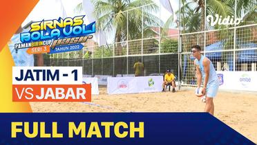 Full Match | Putra:Jatim-1 vs Jabar | Sirkuit Voli Pantai Nasional Seri III 2022