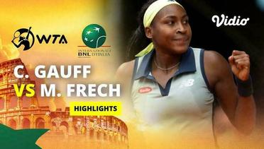 Coco Gauff vs Magdalena Frech - Highlights | WTA Internazionali BNL d'Italia 2024