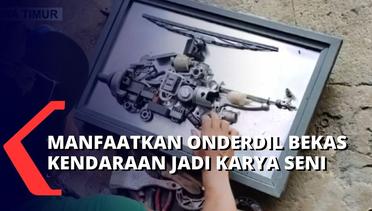 'Seniman Api' di Malang Menyulap Onderdil Bekas Jadi Miniatur Vespa Hingga Helikopter Bernilai Jual