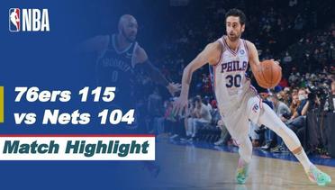 Match Highlight  | Philadelphia 76ers 115 vs 104 Brooklyn Nets | NBA Pre-Season 2021/2022