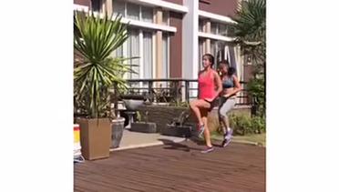 HIIT outdoor workout by Dhee & Vania