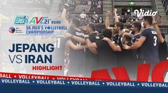 Highlights | Jepang VS Iran | Final Asian Senior Men's Volleyball Championship 2021
