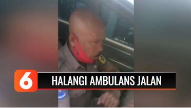 Viral Video Kendaraan Pribadi Halangi Perjalanan Ambulans di Bogor