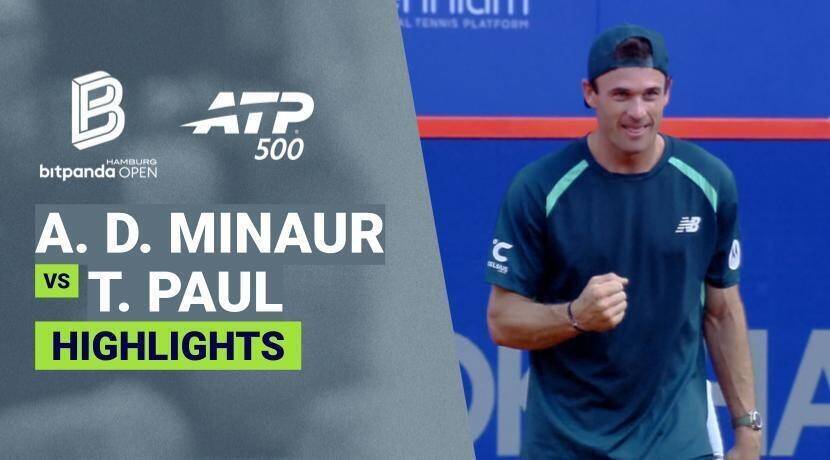 Alex de Minaur vs Tommy Paul - Semifinal | ATP 500: bitpanda Hamburg Open 2026