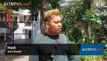 Mobil Fortuner Hancur Tertimpa Pohon Tumbang di Depan Rumah Prabowo