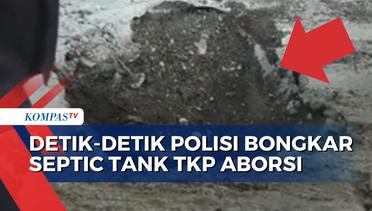 Detik-detik Polisi Bongkar Septic Tank Tempat Praktik Aborsi Ilegal di Kawasan Kemayoran