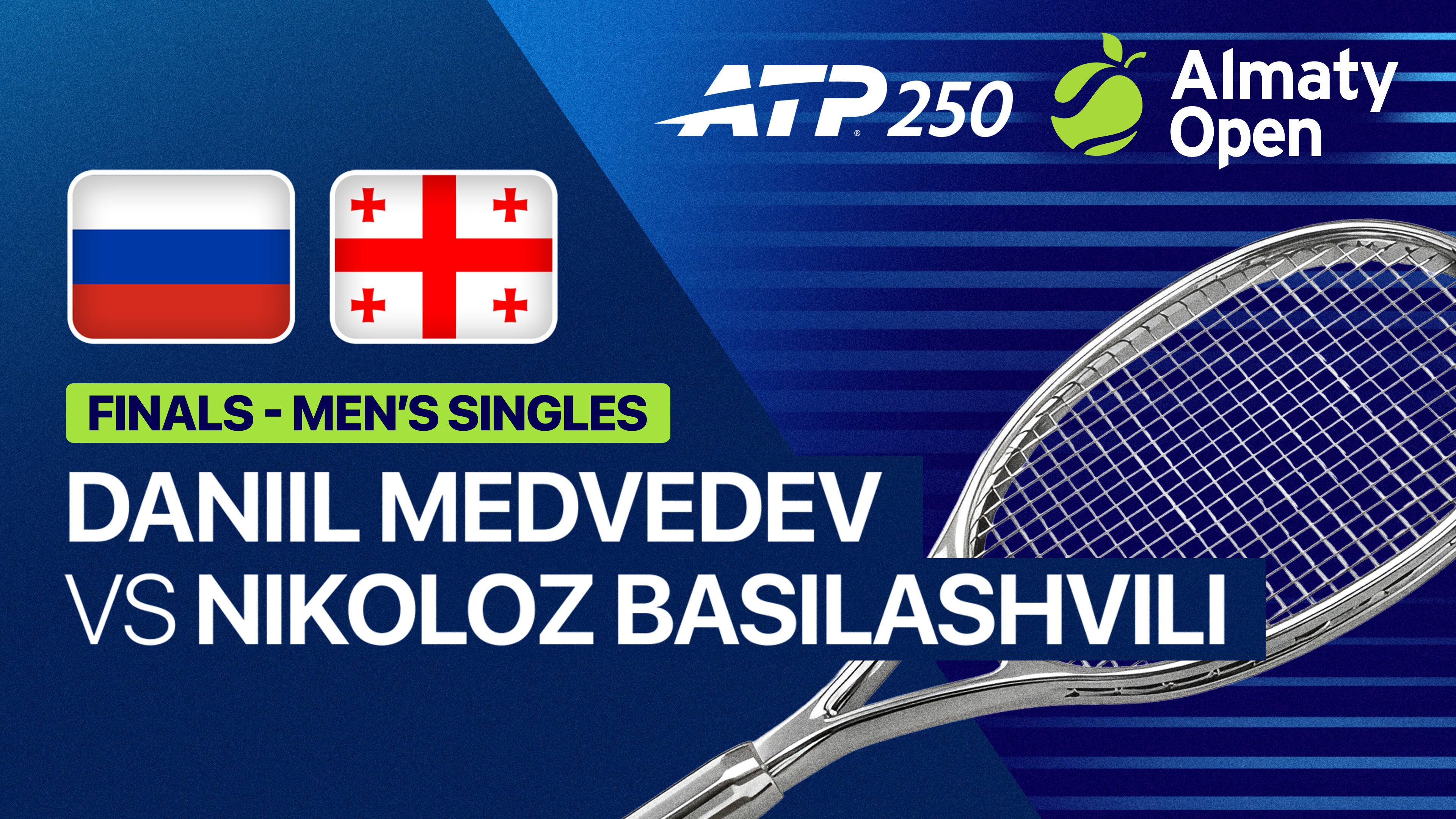 Daniil Medvedev vs Nikoloz Basilashvili - Finals | ATP 250: Almaty Open 2026