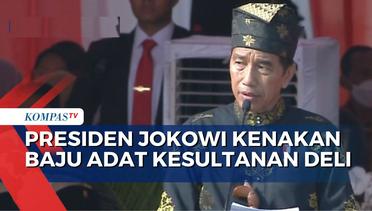 Pimpin Upacara Hari Lahir Pancasila, Jokowi Kenakan Baju Adat Deli Serdang