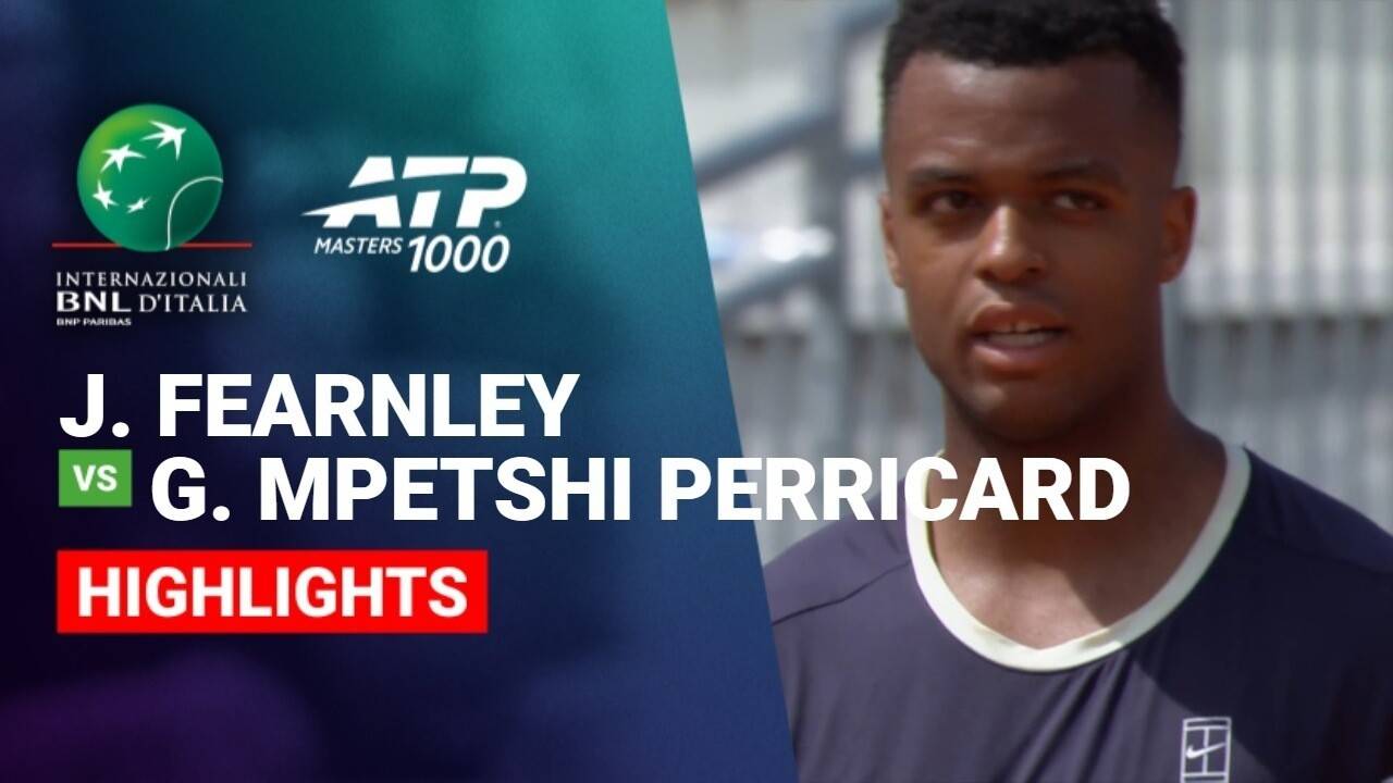 Jacob Fearnley vs Giovanni Mpetshi Perricard - Round 1 (Pietrangeli) | ATP 1000: Internazionali BNL d'Italia 2026