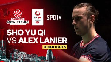 Shi Yu Qi (CHN) vs Alex Lanier (FRA) - Highlights | Daihatsu Japan Open 2024 - Men's Singles Semifinal