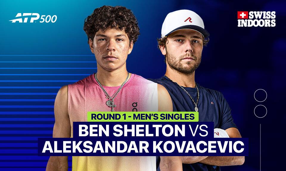 Ben Shelton vs Aleksandar Kovacevic