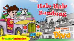Halo Halo Bandung | Lagu Anak Indonesia bersama Diva | Kastari Animation