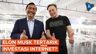 Luhut Klaim Elon Musk Ingin Investasi Internet untuk Daerah Terpencil