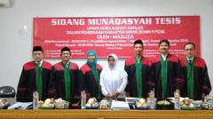 Sidang Munaqasyah Tesis S2 PAI Pascasarjana UIN Ar-Raniry Banda Aceh