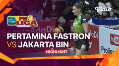 Highlights | Final Four Putri: Jakarta Pertamina Fastron vs Jakarta BIN | PLN Mobile Proliga Putri 2023