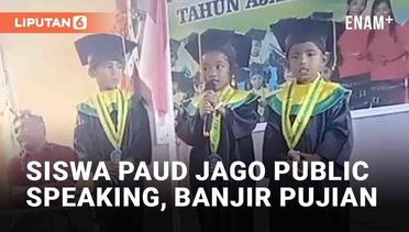 Viral Siswa PAUD Jago Public Speaking Tuai Pujian Warganet