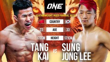 CRUSHING HEAD KICK Tang Kai vs. Sung Jong Lee | Full Fight Replay