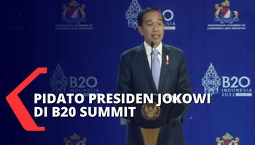 Bahas Soal Usaha Mikro, Pesan Jokowi dalam Pidato di B20 Summit: yang Kecil Jangan Ditinggal
