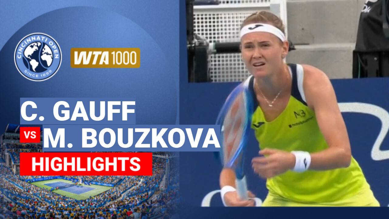 Coco Gauff vs Marie Bouzkova - Women's Singles Round of 16 | WTA 1000: Cincinnati Open 2026