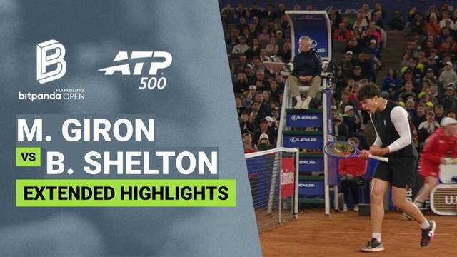 Marcos Giron vs Ben Shelton - Extended Highlight | ATP 500: bitpanda Hamburg Open 2026