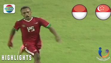 Gol Rivaldo Ferre - Indonesia (4) vs (0) Singapura | AFF U-19 Championship