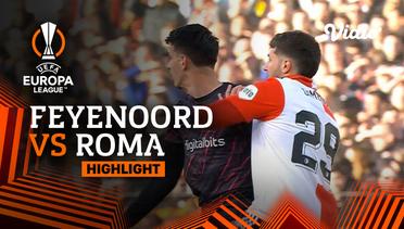 Highlights - Feyenoord vs Roma | UEFA Europa League 2022/23