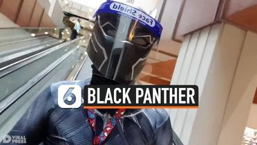 Kenang Chadwick Boseman, Pria Ini Pakai Kostum Black Panther di Mal