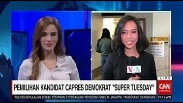 Laporan VOA untuk CNN Indonesia- Pemilihan Capres Demokrat 'Super Tuesday'