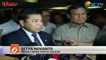 Usai Dilantik Menjadi Ketua DPR RI, Setya Novanto Temui Prabowo Subianto - Liputan 6 Pagi