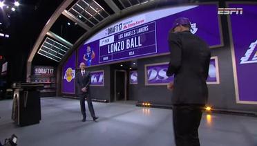 Lonzo Ball Drafted 2nd Overall By Los Angeles Lakers