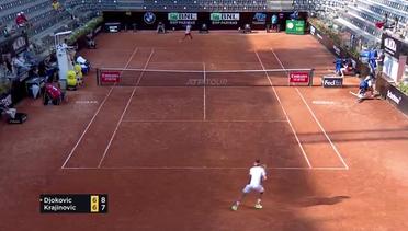 Match Highlight | Novak Djokovic 2 vs 1 Filip Krajinovic | ATP Internazionali BNL d’Italia 2020