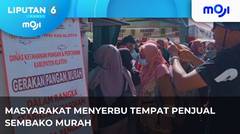 Masyarakat Serbu Sembako Murah. - Liputan 6 Pagi | Moji
