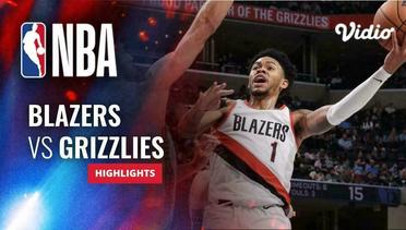 Portland Trail Blazers vs Memphis Grizzlies - Highlights | NBA Regular Season 2023/24